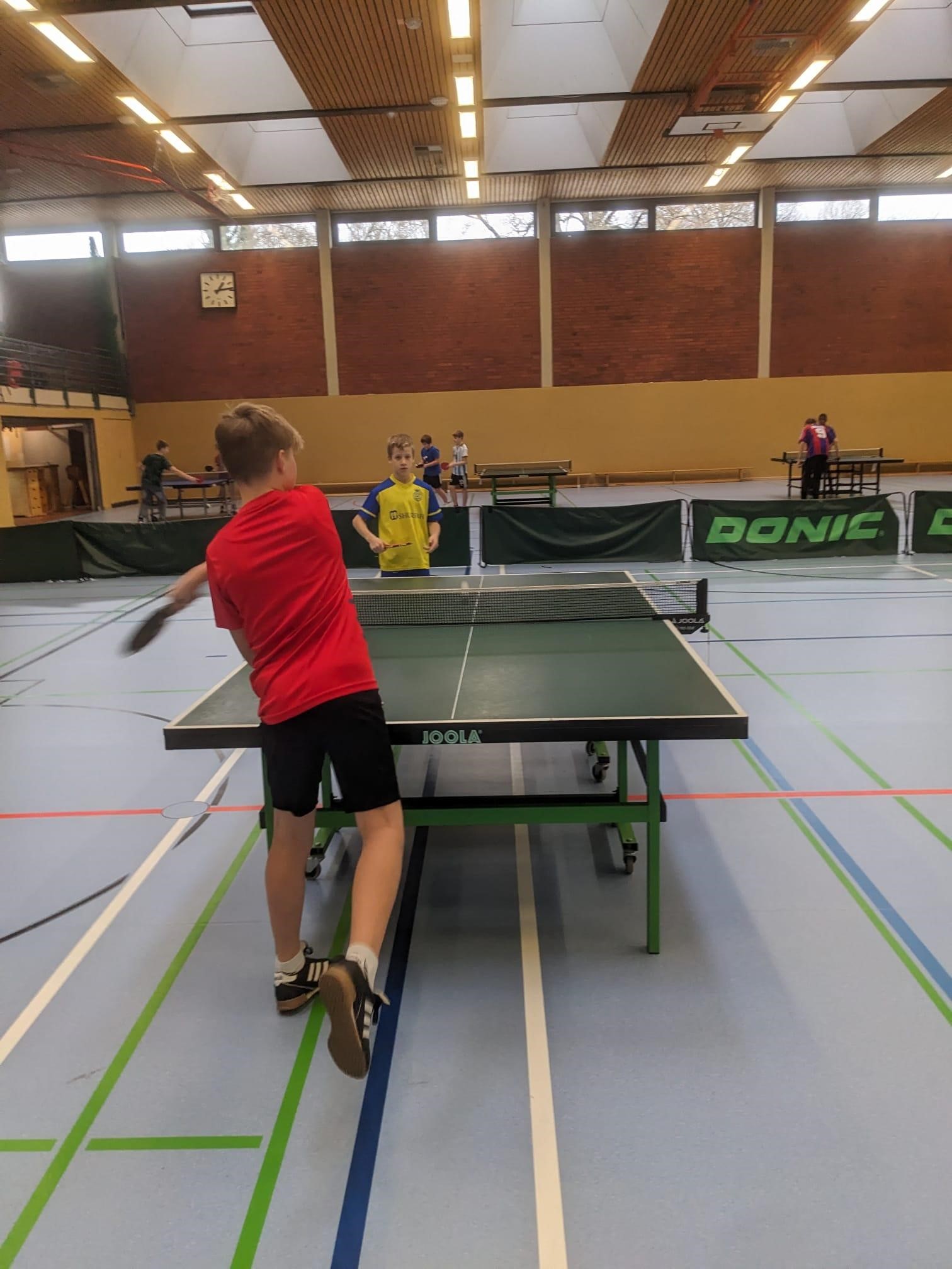Fotos Tischtennisturnier 26.01 b